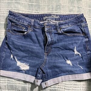 Universal Thread Women's Distressed Blue Jean Shorts